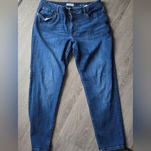 Warp + Weft Women Plus Size Jeans LAX Los Angeles Girlfriend 14/32 Stretchy Soft